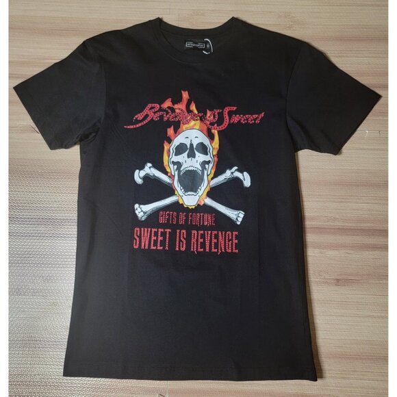 Gifts of Fortune - Sweet is Revenge T-shirt Men Size Medium - with Swarovski - Picture 2 of 7